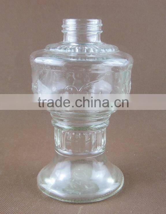 Exquisite Chinese Buddhist Glass Oil Lamp/glass kerosene oil lamp