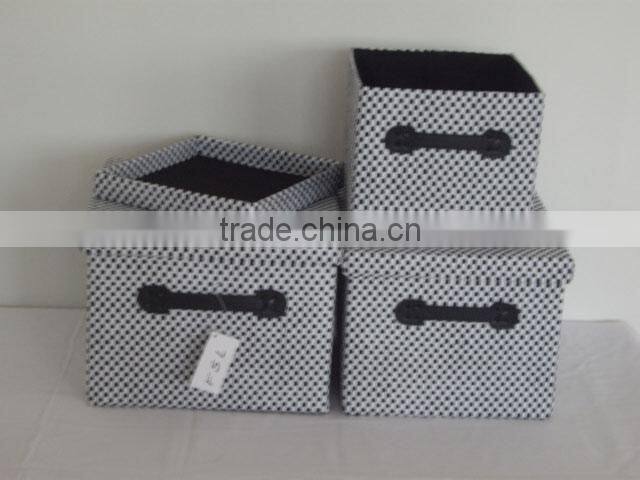 fabric woven paper box with cover