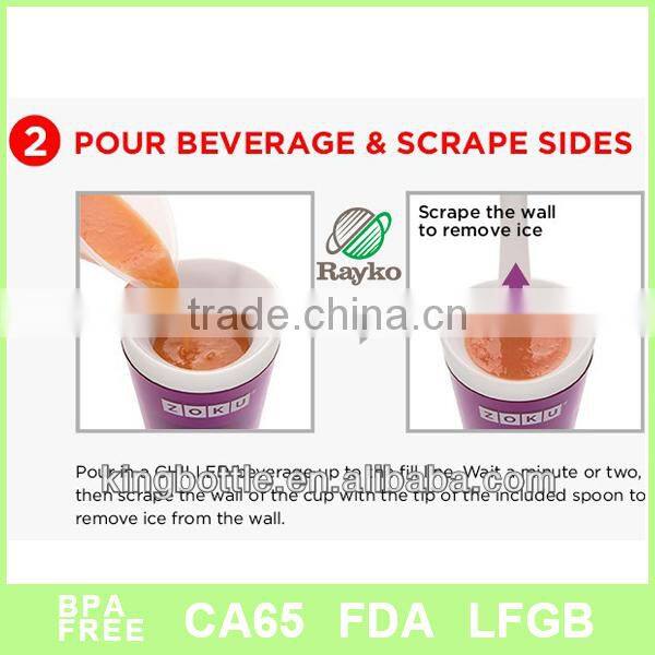 BPA free 10oz Ice Cream mug Personal Ice Cream