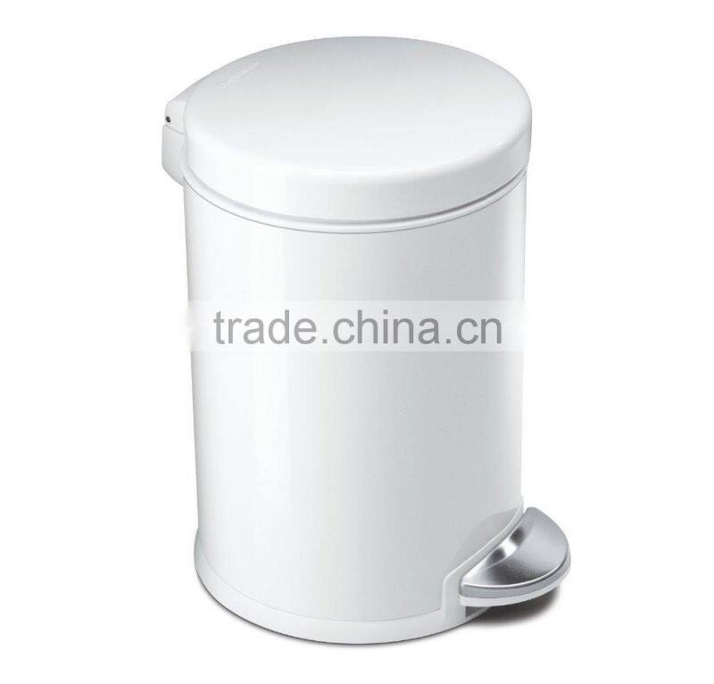 High Quality stainless steel Pedal Metal Trash Can Household Ash Bin Garbage Bin