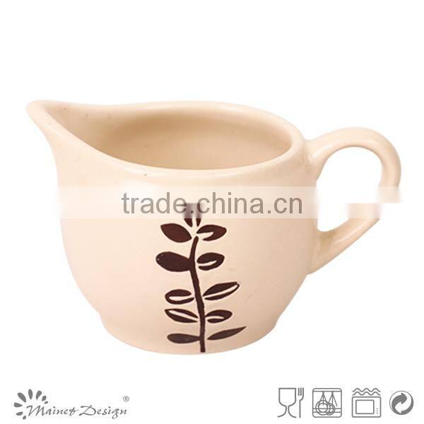 stoneware dinnerware sugar bowl coffee creamer container