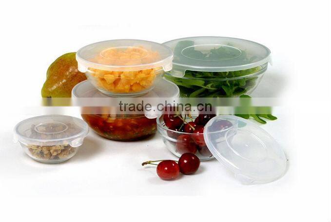 Round color Glass bowl