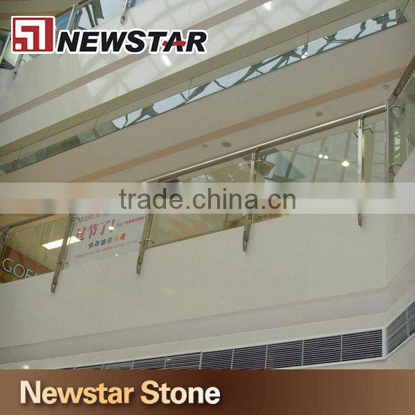 Newstar white quartz wall cladding stone