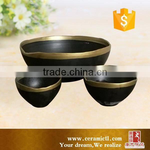 Modern decorative blue glass vase ceramic flower vase