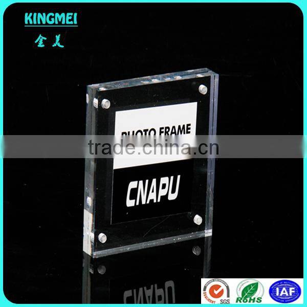KM-VP44 Clear Acrylic Table Display Magnet Photo Frame A3 Size
