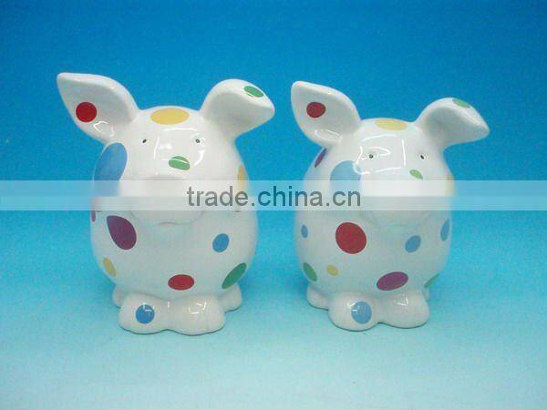 Miniature full color printing ceramic saving bank