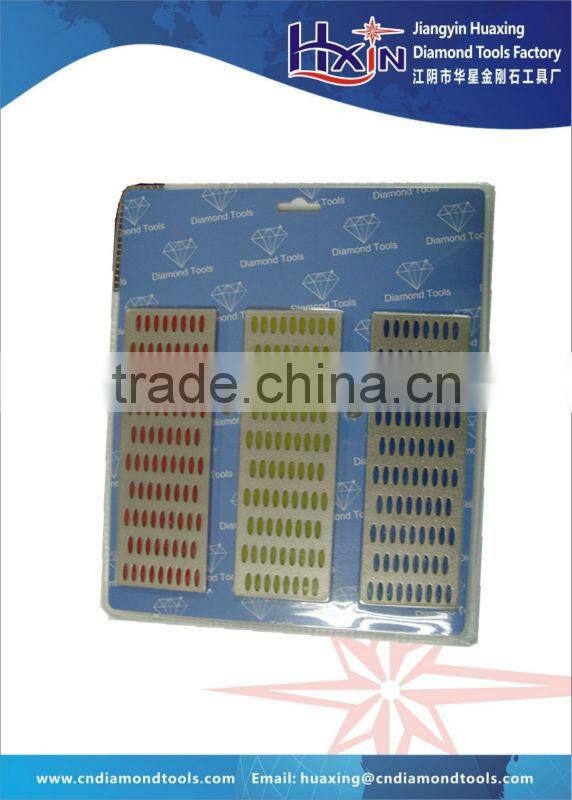 Two different Fine grit diamond Whetstone