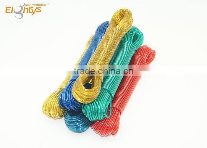 plastic clothesline wisted wire washing and dyring clothes lines rope