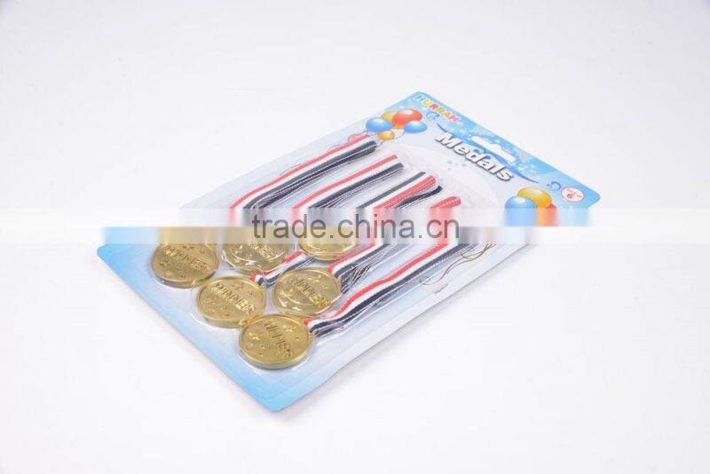 Plastic Gold Medal Toy Party Favor Award Gifts