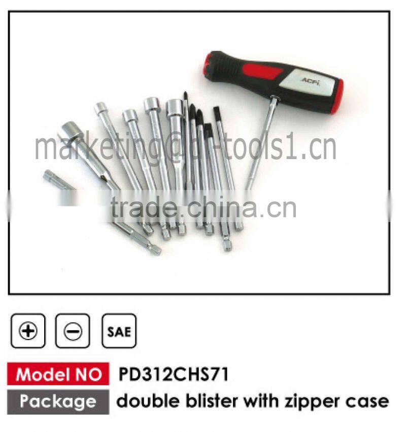 11PC Nutdriver Screwdriver Set Sae