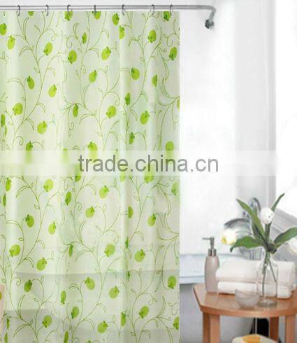 Penguin print PEVA shower curtain and bath accessory