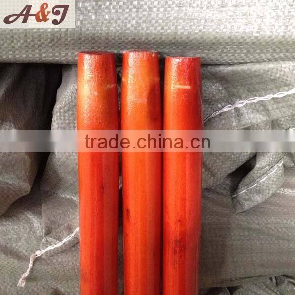 Rufous color painting wood hoe handle good durability