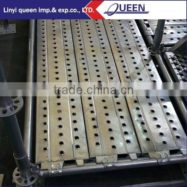 Ringlock galvanized scaffold metal walking board for construction
