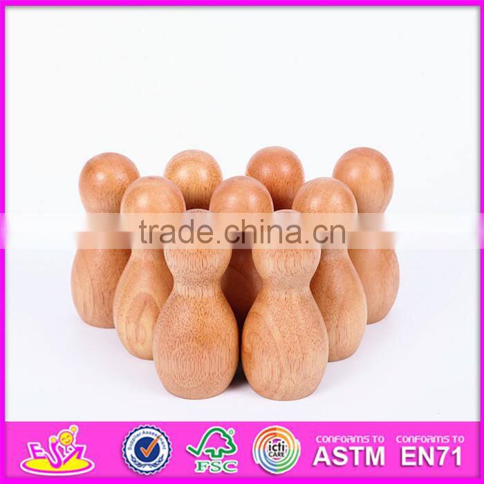 2016 Outdoor garden wooden bowling game W01A181