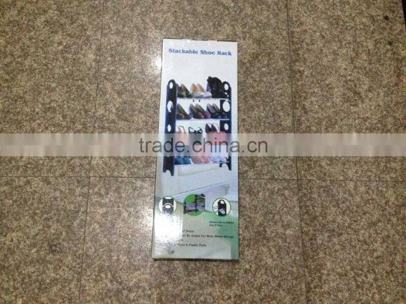 Conveniently and removably shoe rack