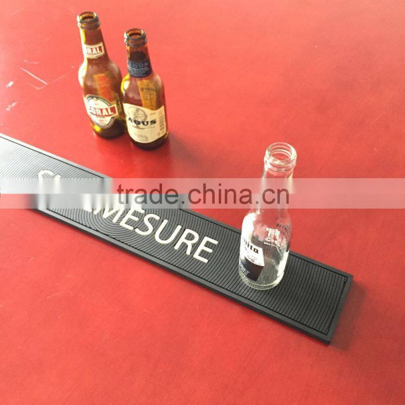 factory price 3D logo printed pvc bar mat