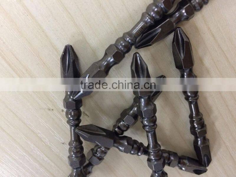 Best quality strong 65mm alloy screwdriver bit for wall