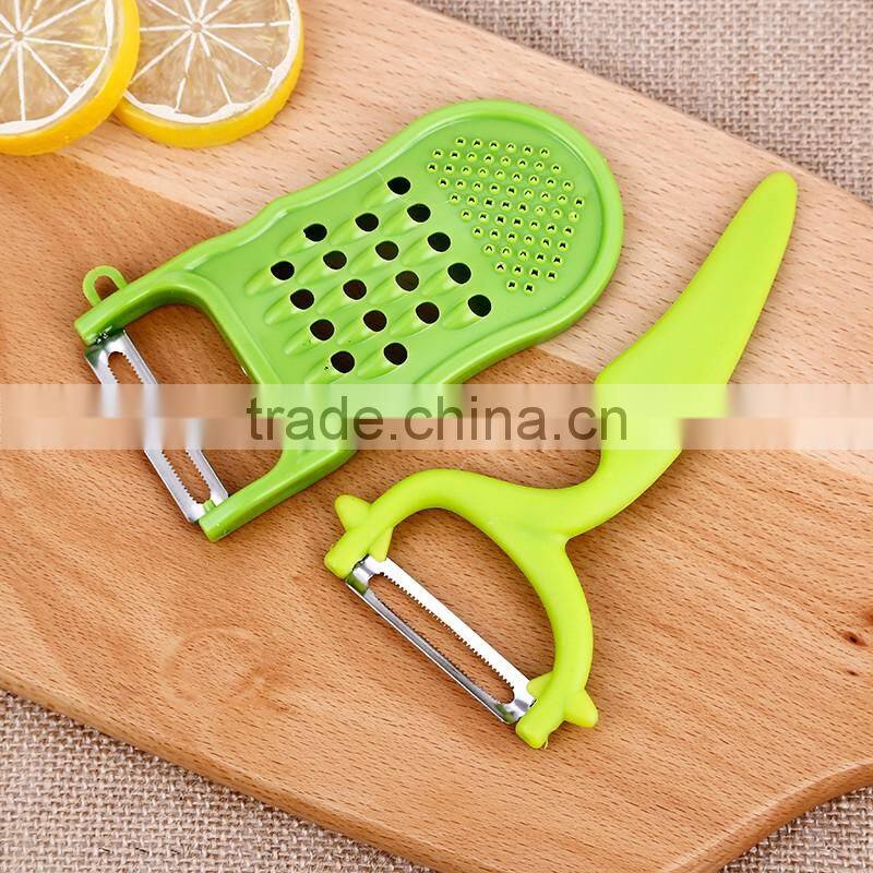 Factory price multi functional high quality PP material stainless steel blade peeler