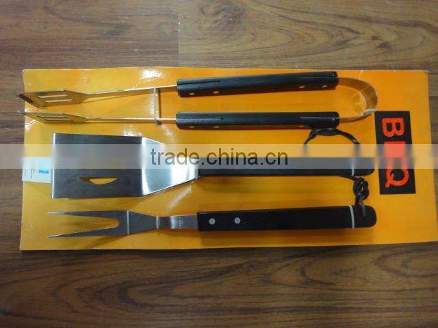 3pcs stainless steel bbq sets
