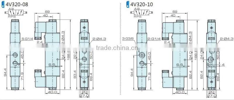 4V300series Control Valves with high quality