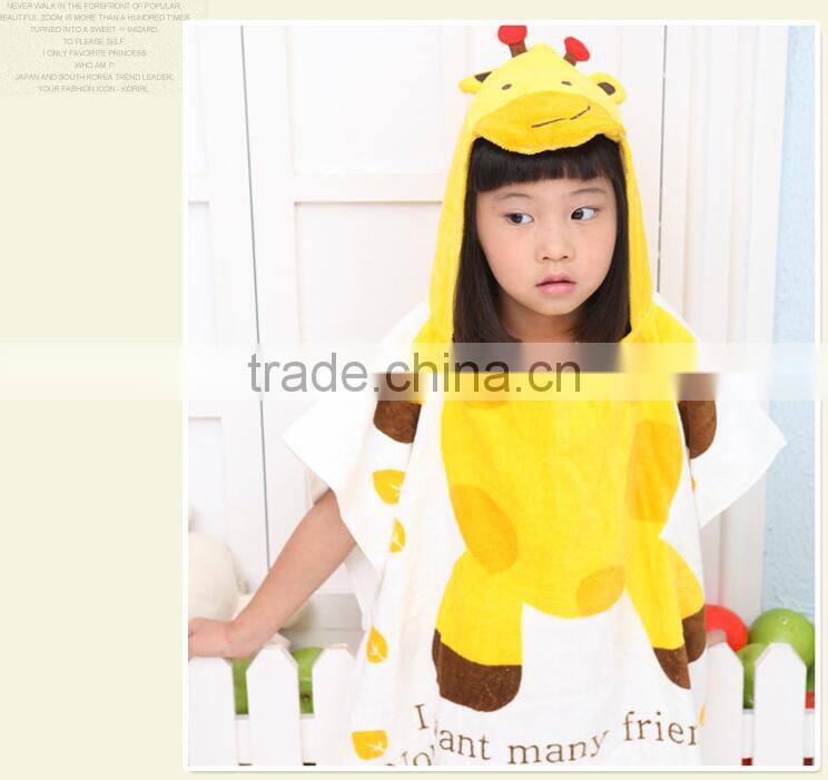 Cotton kids bathrobe hooded kids bathrobe kids bathrobes wholesale