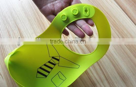 Wholesale bandana plain white silicone baby bib