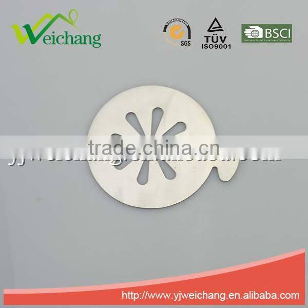 WCTS399 Durable Stainless Steel Cappuccino Coffee Art coffee stencils flower shape coffee stencil, food grade