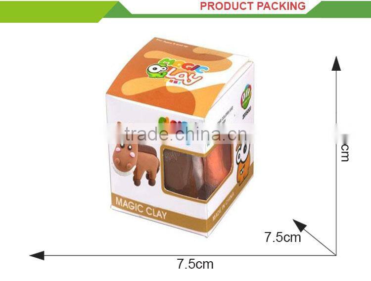 Kids educational lovely horse toy polymer clay mold