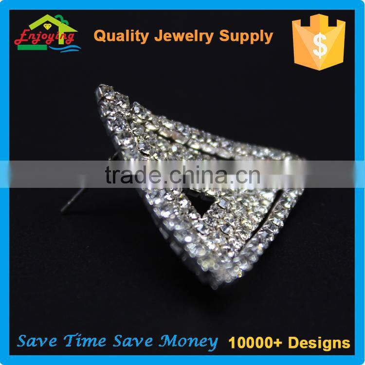 modern design perfect finishing superior quality laser cutting shine earring jewelry