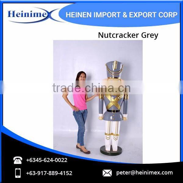 Attractive and Decorative Nutcracker Grey Statue