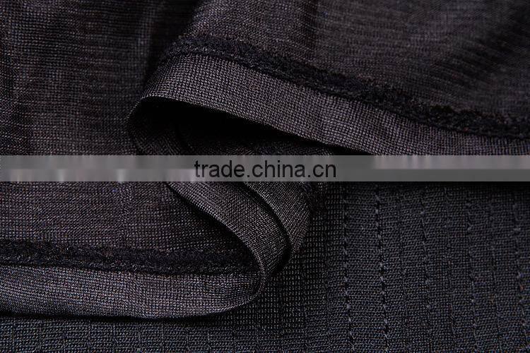 2015 High quality Round neck Long sleeve Knee length Celebrated dress with Mesh