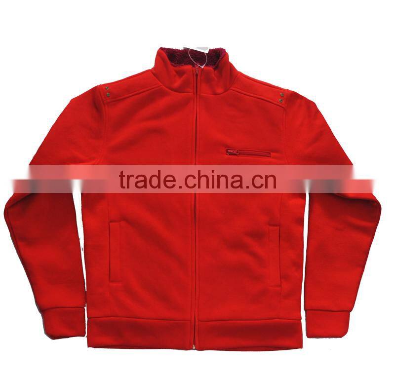 Jiangxi Manufacturer ! OEM American style shu velveteen lining fleece men jacket winter