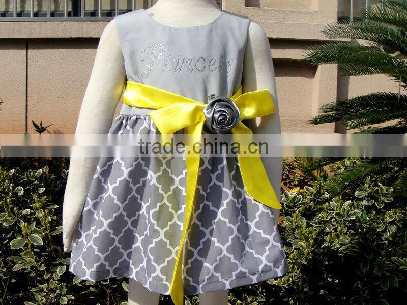 hot 2014 sale in morth america market child baby dress model dress made in China
