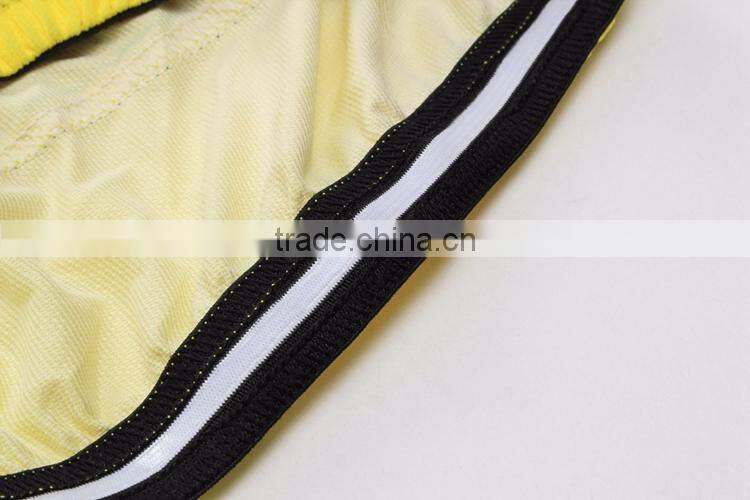 OEM sports wear factory bright yellow lovely Comics cycling jersey mens