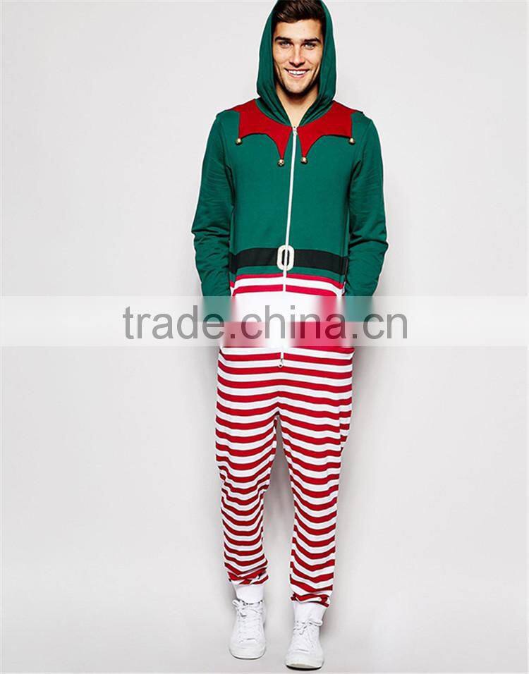 PA0009A Loungewear Christmas Elf Onesie With Bells