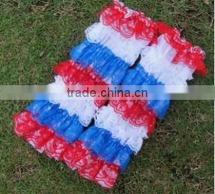 wholesale fancy dress lace ruffle knitting leg warmers for kids