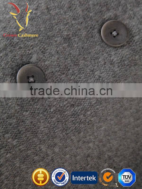 Soft Best Quality Knitted Cashmere Wool Baby Blanket with Button