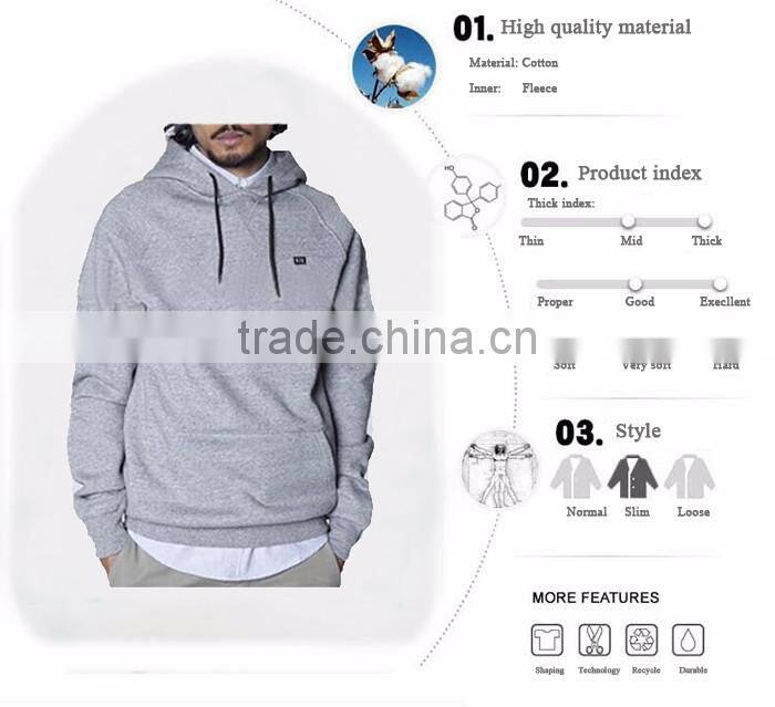 Custom made high quality hoody body warmer for men