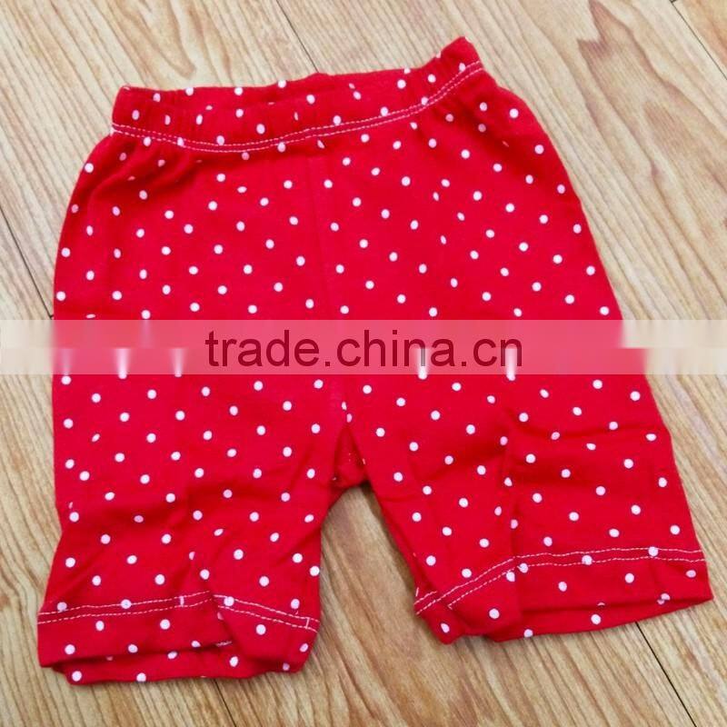 Breathable cotton short baby girls PP pants