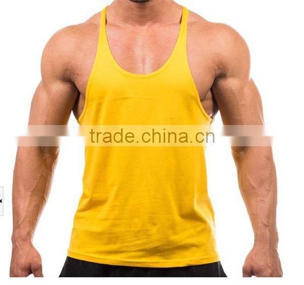 Men Cotton Blank Singlet Custom Own Logo Casual Printed Vest