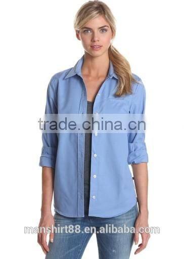 2016 women's long sleeve work shirt