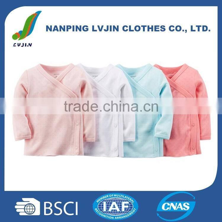 Baby Girls' Side Snap Cotton Tee - 4 Pack,Baby Cotton T- Shirt