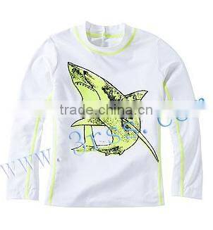 2016 children's custom print rash guard