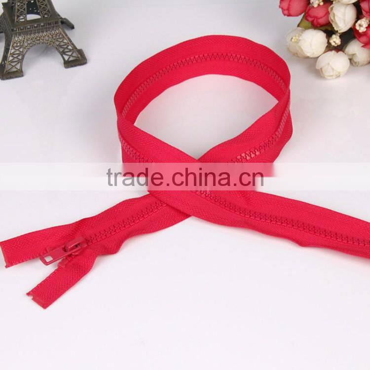 Factory Sale Garment Accessories Colorful No.5 Open End Plastic Zipper or Zips