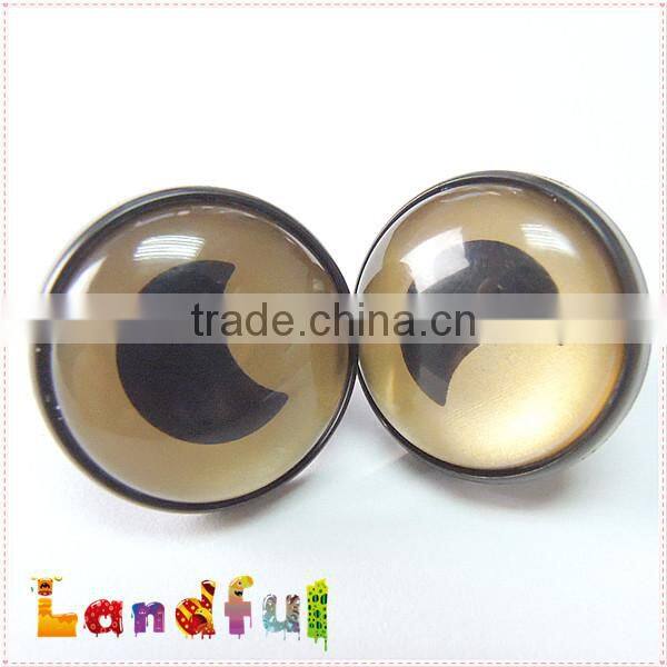 3D Gold Plastic Animal Eyes Moon Print for Plush Monster & Animal