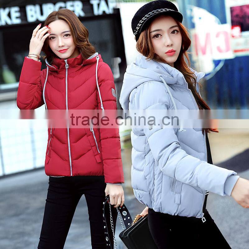 Women 2017 New Parka Casual Outwear Military Hooded