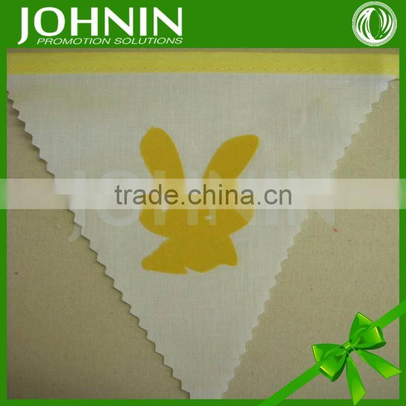 Custom printed TC material Easter Bunny bunting