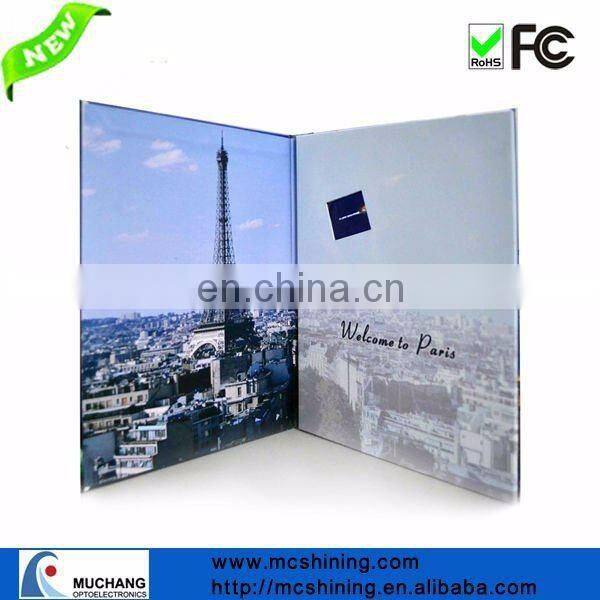voice recordable led lighting greeting card