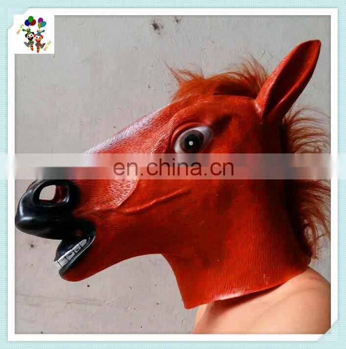 Horse Fancy Dress Cosplay Full Head Latex Animal Party Masks HPC-0403