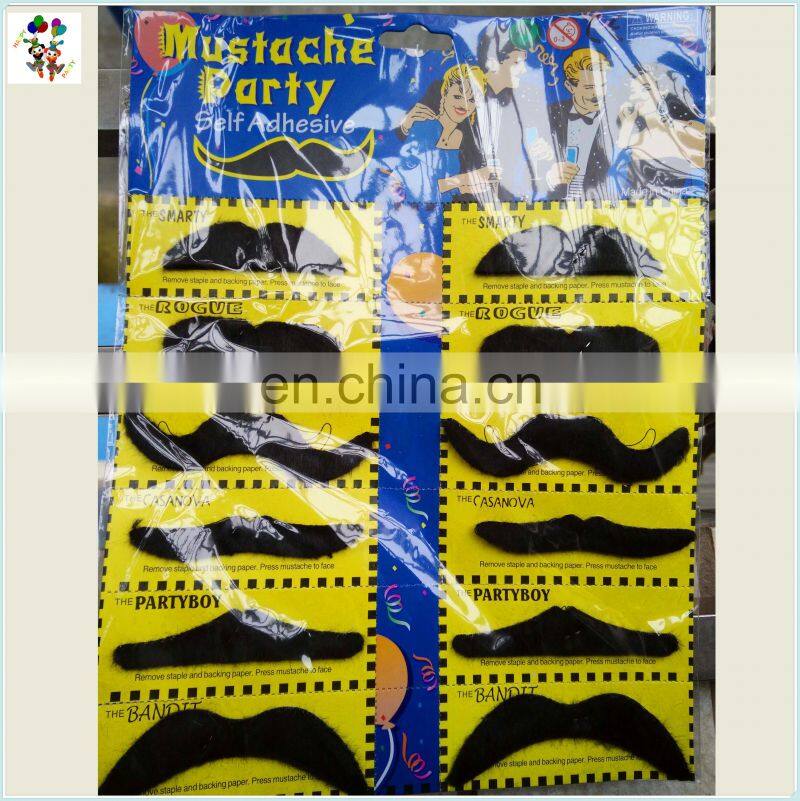 Disguise Party Stylish Neon Colors Funny Fake Moustache HPC-0322